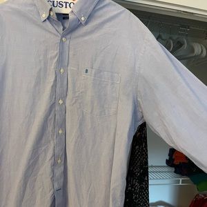 Light Blue IZOD mens dress shirt